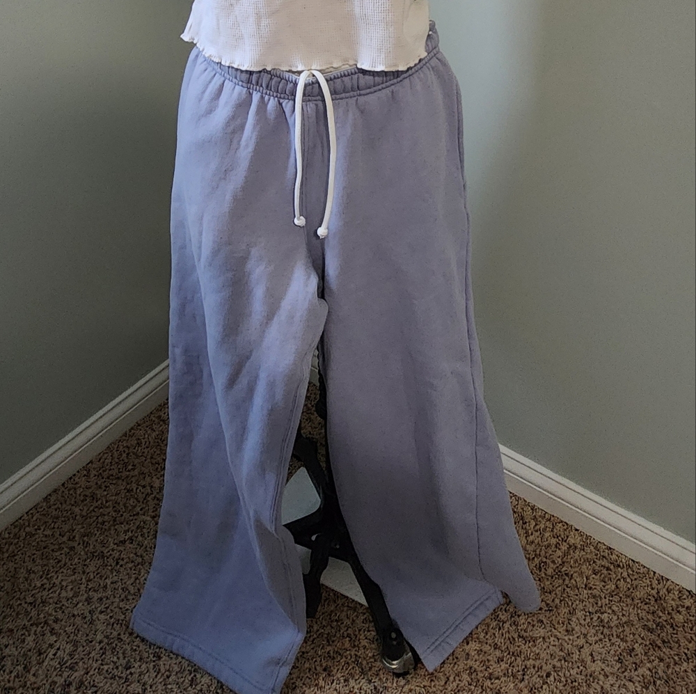 Lavender Drawstring Sweat Pants